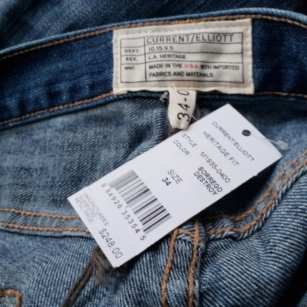 Current/Elliot Heritage Fit Borego Destroy Jeans
